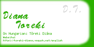 diana toreki business card